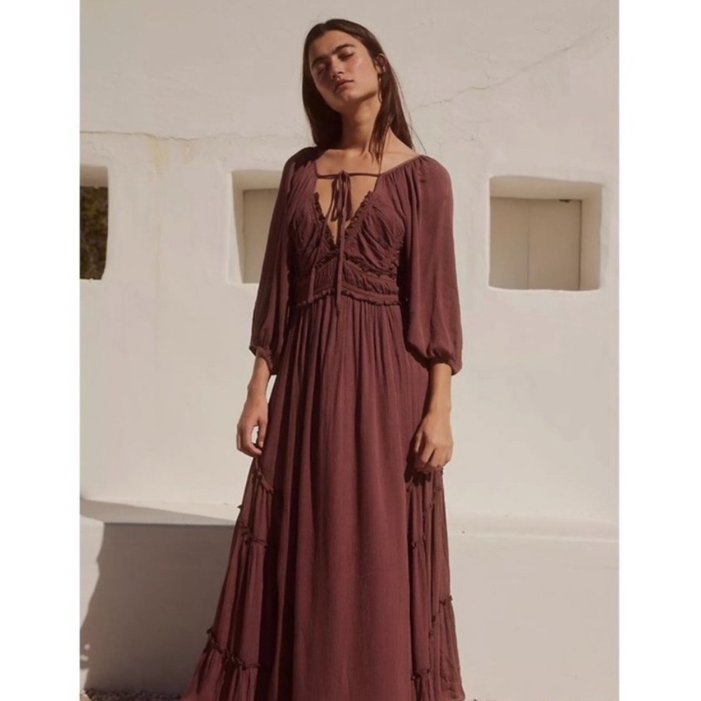 Free People You're A Jewel Maxi Dress Free-est
XS Brown